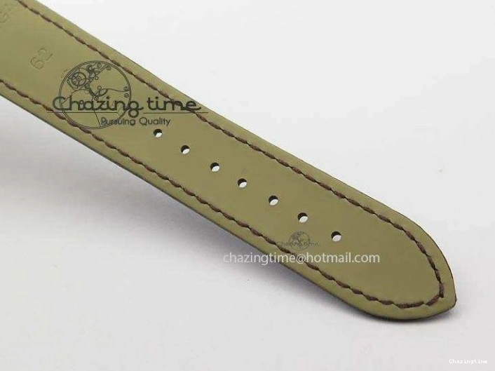 0316 Popular De Ville MK 1:1 Best Edition RG White Dial On Black Leather Asian Seagull T1701 (Sec@6) 8237